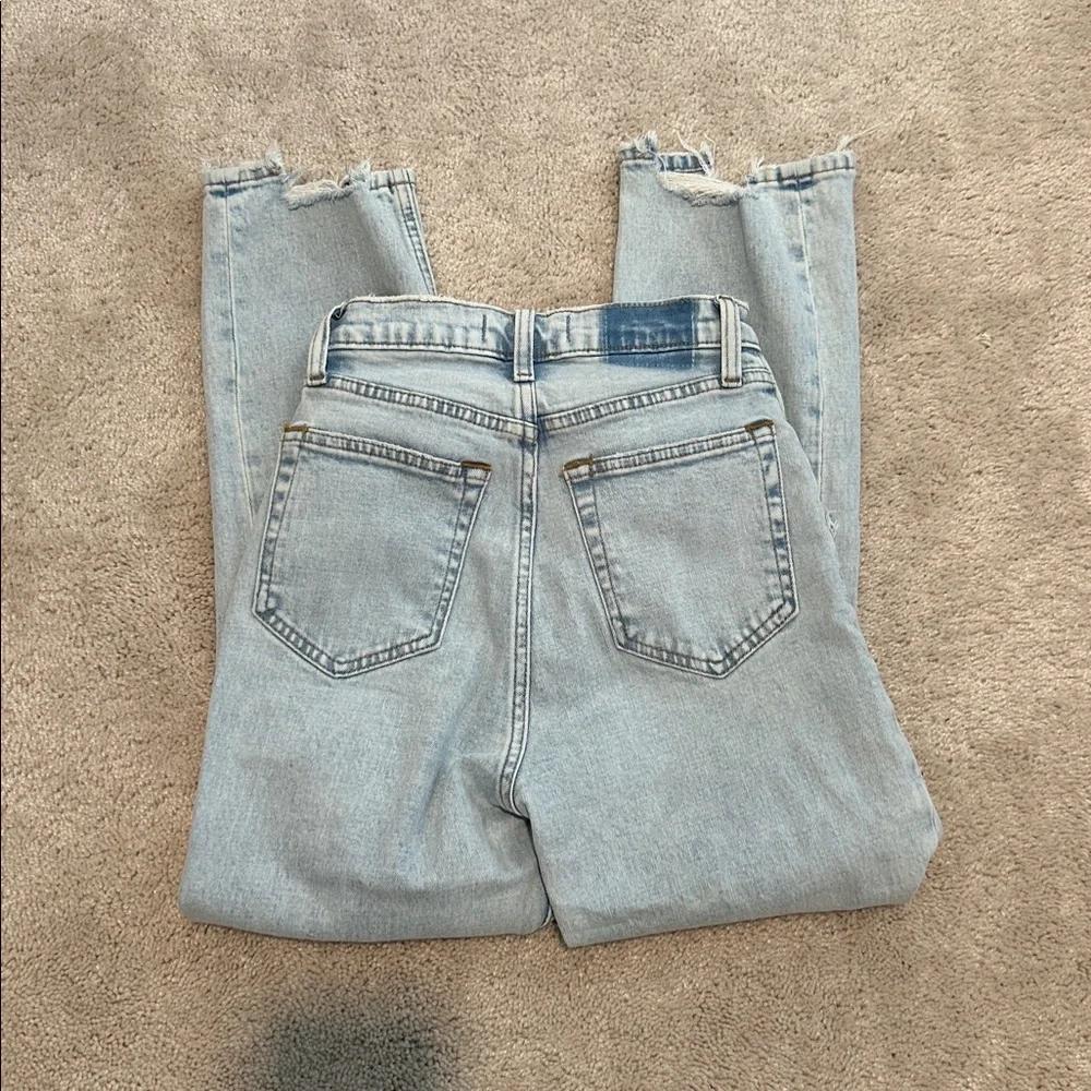 Abercrombie & Fitch Light Blue High Rise Jeans - Picture 5 of 5